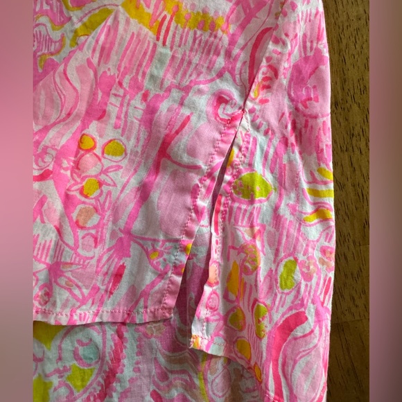 Lilly Pulitzer Marco Island Tunic SZ M Pink Pout More Kinis In The Keys - Picture 8 of 16